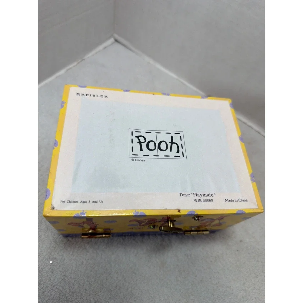 VTG 90s Disney Tigger Musical Jewelry Trinket Box Winnie the Pooh No Music
